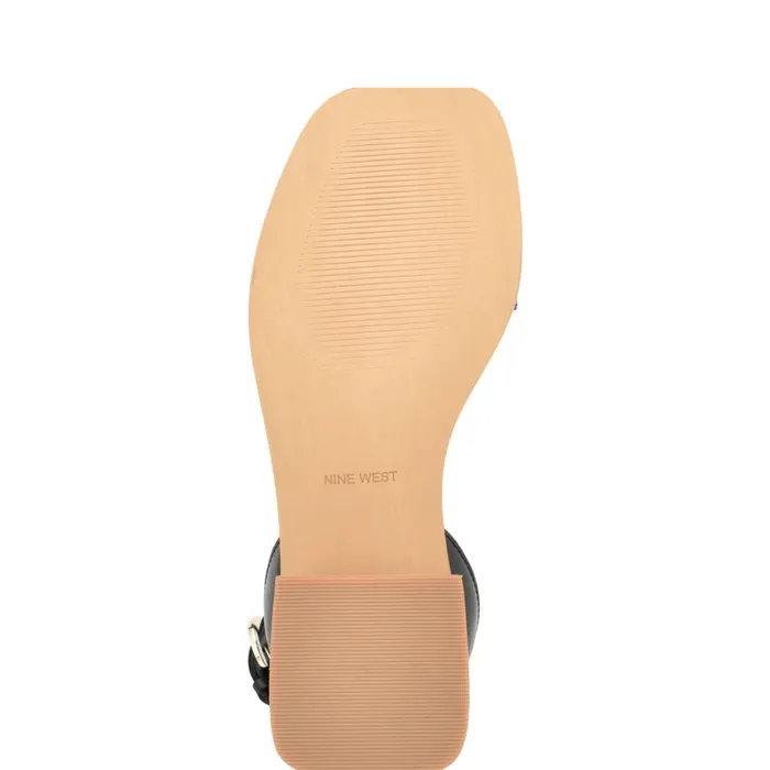 Tora Dress Sandals Black Women Nine West Low Heel