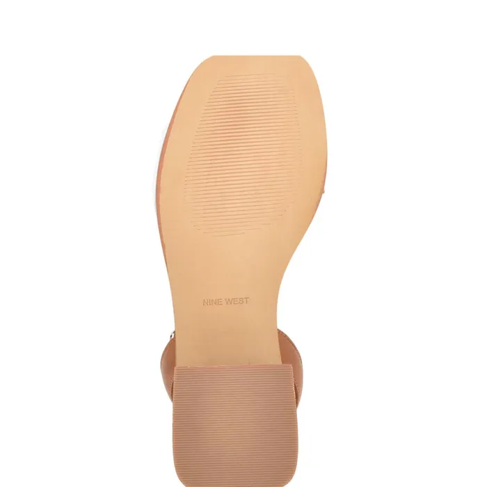 Tora Dress Sandals Dark Natural Women Nine West Low Heel Tora Dress Sandals Dark Natural Women Nine West Low Heel