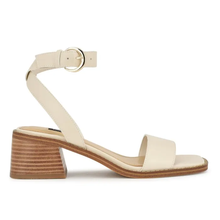 Tora Dress Sandals Ivory Women Nine West Low Heel