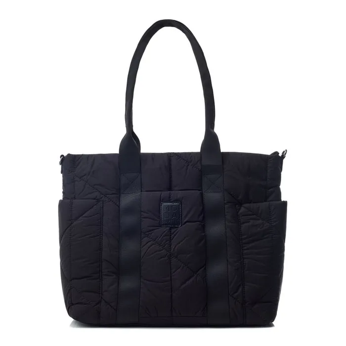 Tote Bags Women Moda In Pelle Alexia Bag Black Nylon