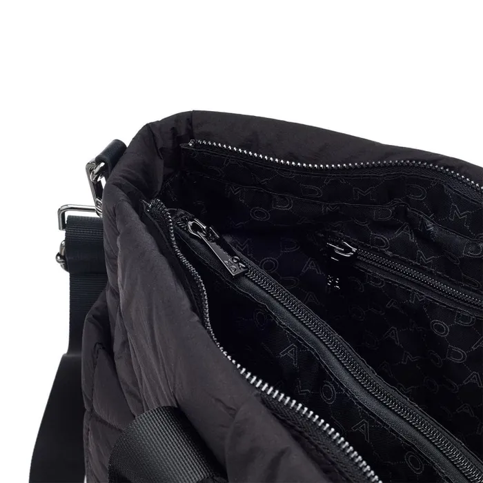 Tote Bags Women Moda In Pelle Alexia Bag Black Nylon