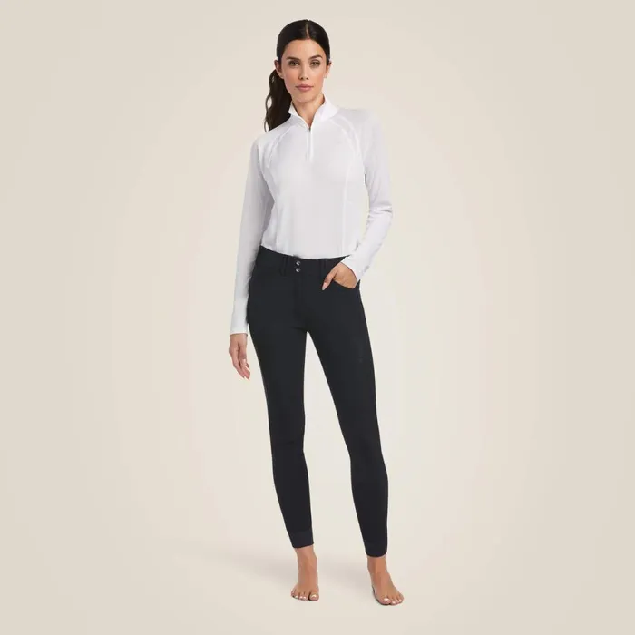 Tri Factor Grip Knee Patch Breech Black Women Ariat Pants and Shorts Tri Factor Grip Knee Patch Breech Black Women Ariat Pants and Shorts