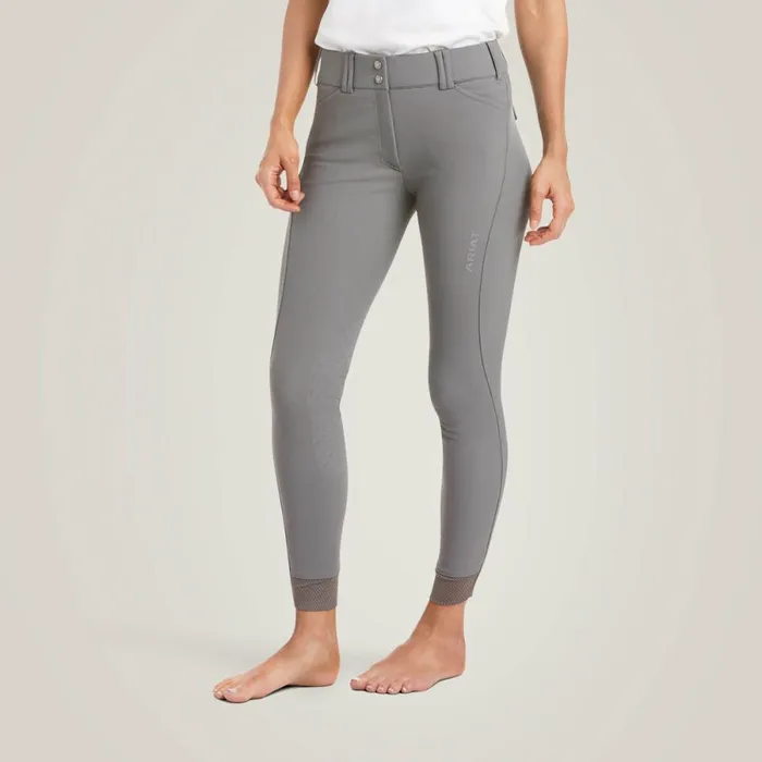 Tri Factor Grip Knee Patch Breech Plum Grey Women Ariat Pants and Shorts