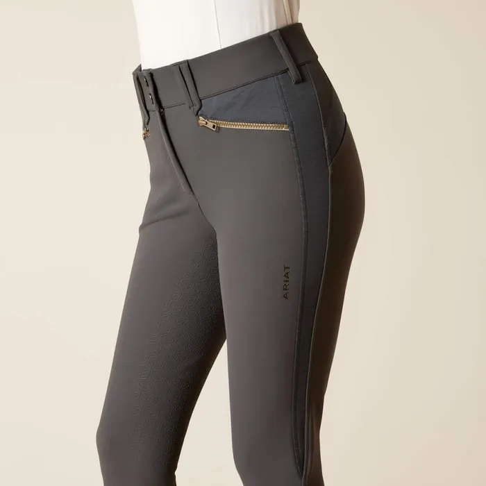 Tri Factor X Bellatrix Full Seat Breech Ebony Grey Women Ariat Pants and Shorts Tri Factor X Bellatrix Full Seat Breech Ebony Grey Women Ariat Pants and Shorts