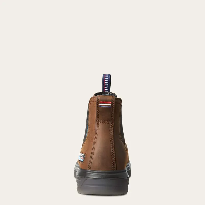 Turbo Chelsea USA Assembled Waterproof Carbon Toe Work Boot Barley Brown Men Ariat Work Boots Turbo Chelsea USA Assembled Waterproof Carbon Toe Work Boot Barley Brown Men Ariat Work Boots