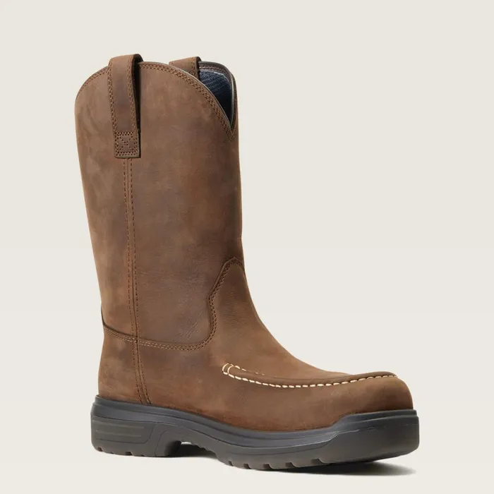 Turbo Moc Toe Waterproof Carbon Toe Work Boot Mocha Men Ariat Work Boots Turbo Moc Toe Waterproof Carbon Toe Work Boot Mocha Men Ariat Work Boots