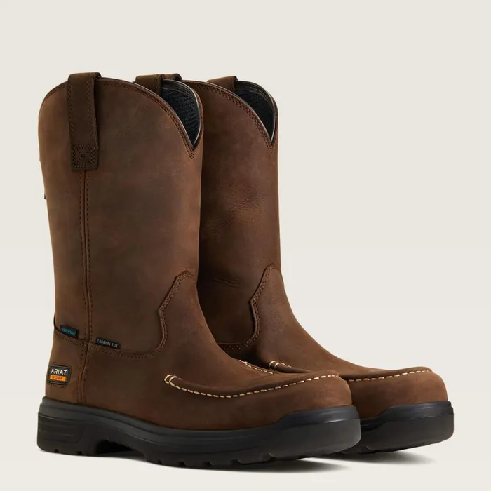 Turbo Moc Toe Waterproof Carbon Toe Work Boot Mocha Men Ariat Work Boots Turbo Moc Toe Waterproof Carbon Toe Work Boot Mocha Men Ariat Work Boots