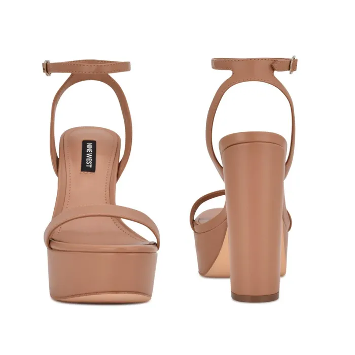 Uknow Platform Dress Sandals Light Tan Women Nine West Dress Uknow Platform Dress Sandals Light Tan Women Nine West Dress