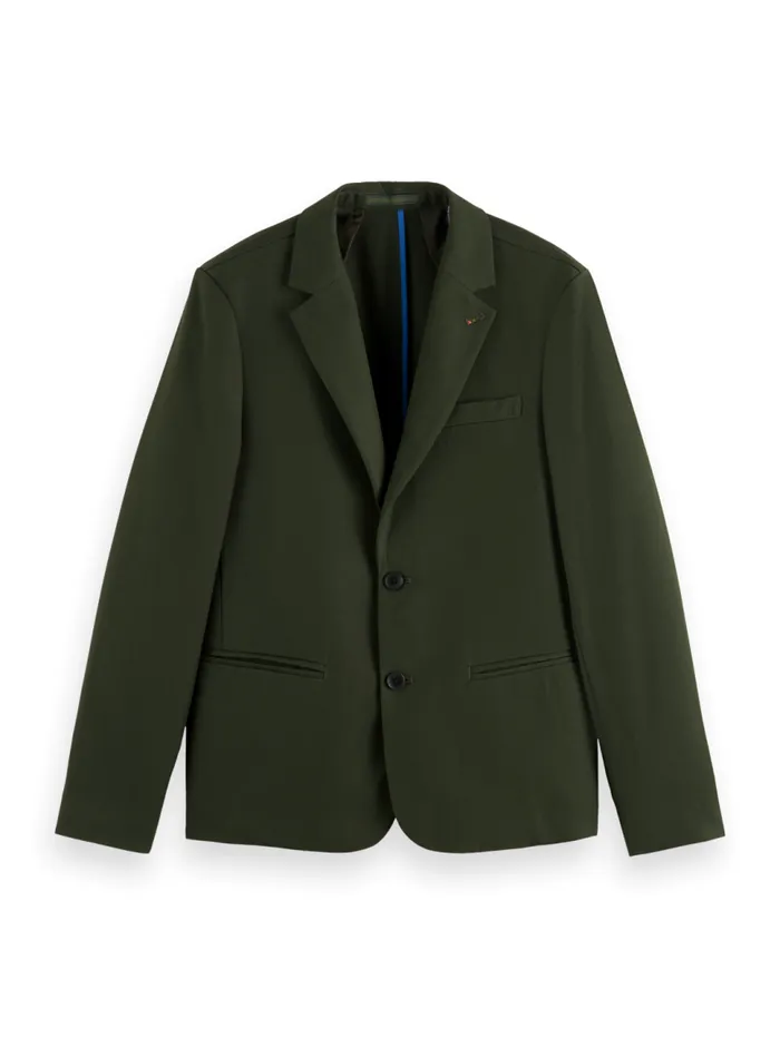 Unconstructed Relaxed Woolblend Blazer Heritage Green Men Scotch and Soda Blazers and Waistcoats Unconstructed Relaxed Woolblend Blazer Heritage Green Men Scotch and Soda Blazers and Waistcoats
