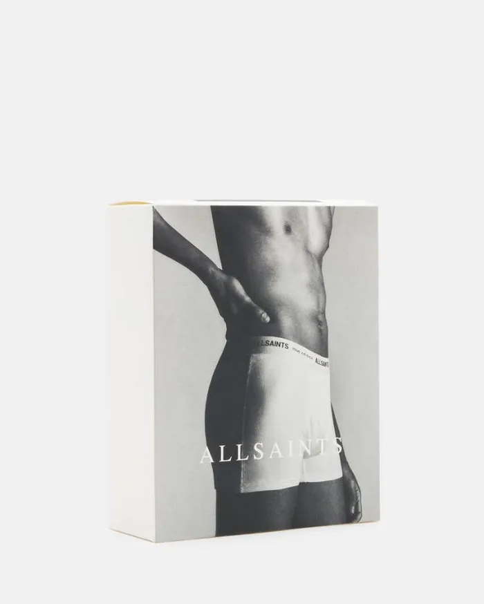 Underground Logo Boxers 3 Pack Whitewhitewhite Men AllSaints Accessories
