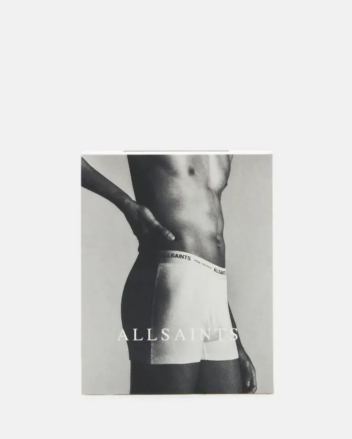Underground Logo Boxers 3 Pack Whitewhitewhite Men AllSaints Accessories