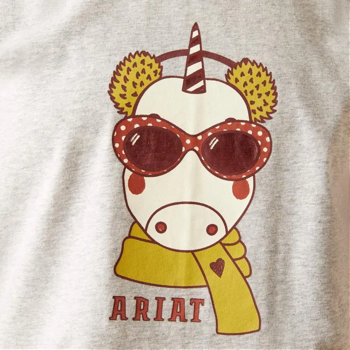 Uni Anime TShirt Heather Grey Kids Ariat TShirts and Polos Uni Anime TShirt Heather Grey Kids Ariat TShirts and Polos