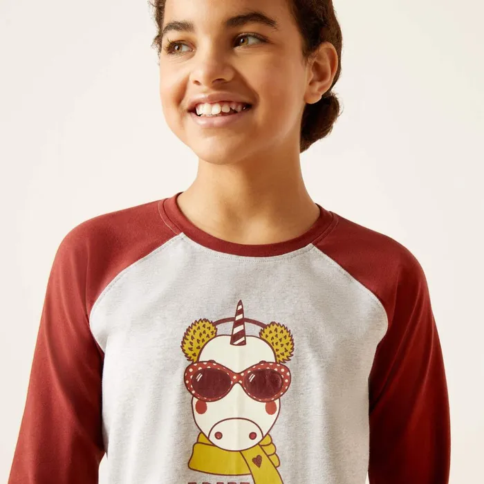 Uni Anime TShirt Heather Grey Kids Ariat TShirts and Polos Uni Anime TShirt Heather Grey Kids Ariat TShirts and Polos