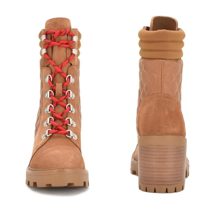 Unite Lug Sole Booties Medium Brown Suede Women Nine West Boots and Booties Unite Lug Sole Booties Medium Brown Suede Women Nine West Boots and Booties