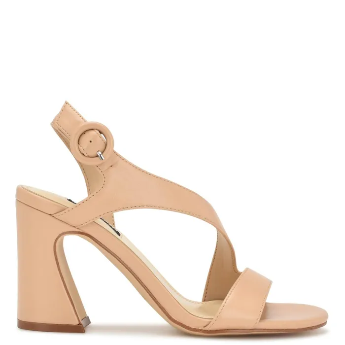 Ushila Heeled Sandals Warm Blush Women Nine West Dress