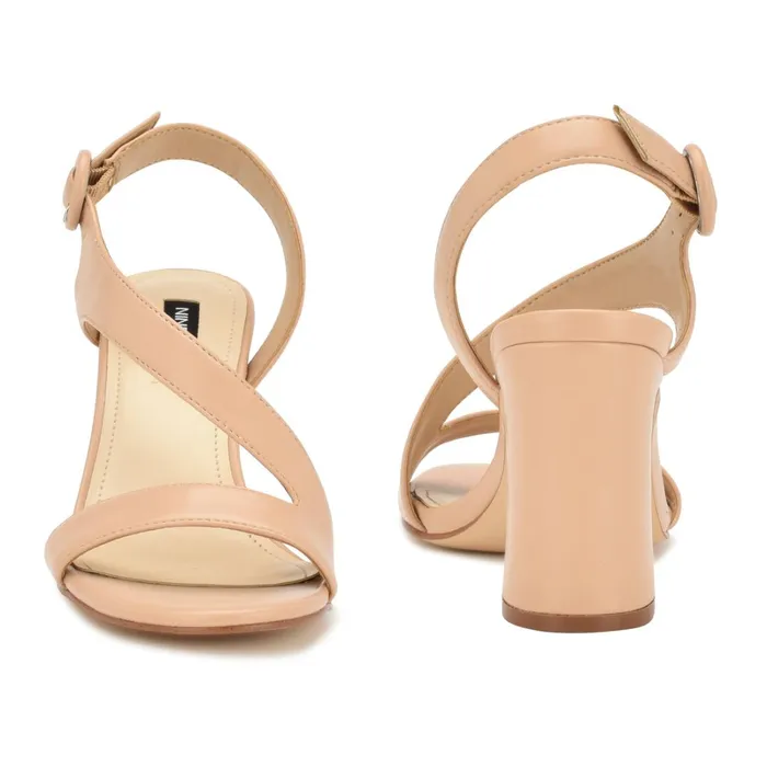 Ushila Heeled Sandals Warm Blush Women Nine West Dress