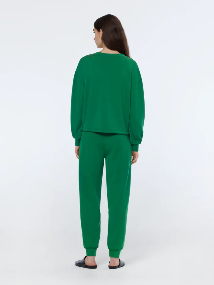 Vneck Modal Sweatshirt Bright Green Women Scotch and Soda Sweatshirts and Hoodies Vneck Modal Sweatshirt Bright Green Women Scotch and Soda Sweatshirts and Hoodies