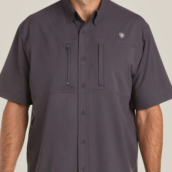 VentTEK Classic Fit Shirt Charcoal Men Ariat Button Down Shirts VentTEK Classic Fit Shirt Charcoal Men Ariat Button Down Shirts