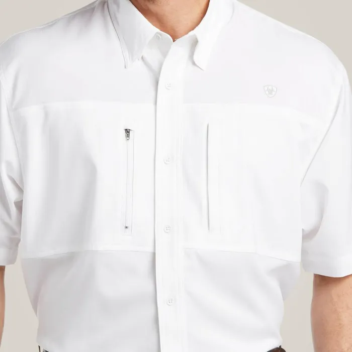VentTEK Classic Fit Shirt White Men Ariat Button Down Shirts VentTEK Classic Fit Shirt White Men Ariat Button Down Shirts