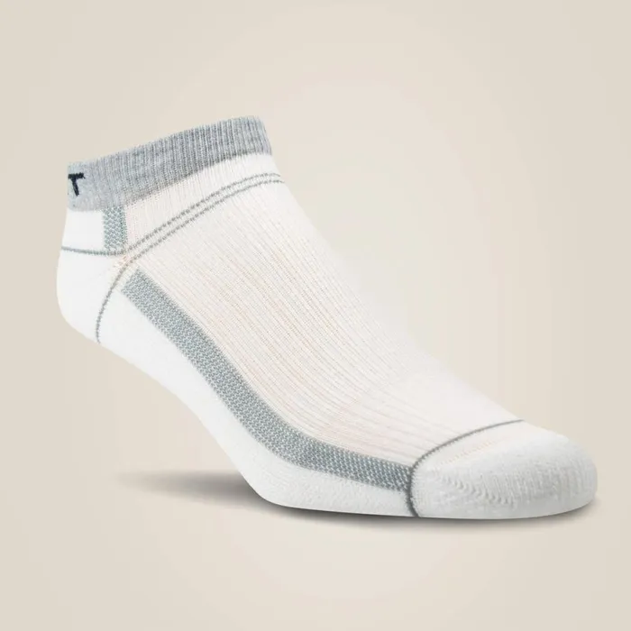 VentTEK Lightweight Low Cut Boot Sock 3 Pair Pack White Women Ariat Socks