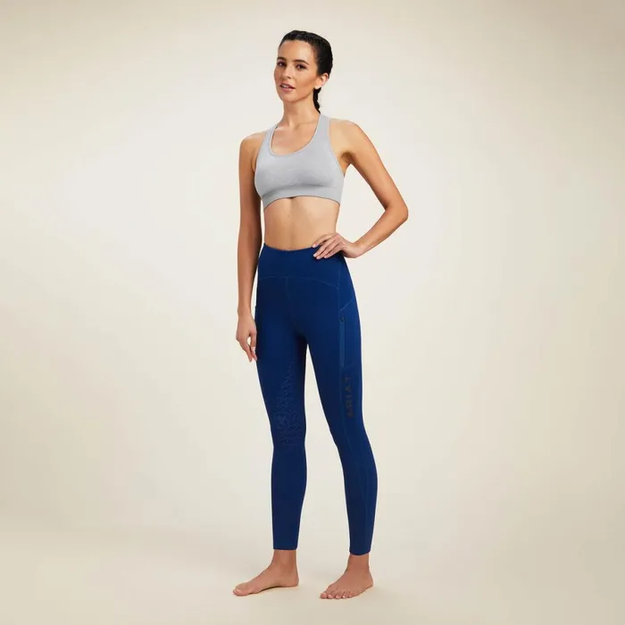 Venture Thermal Half Grip Tight Estate Blue Women Ariat Pants and Shorts Venture Thermal Half Grip Tight Estate Blue Women Ariat Pants and Shorts