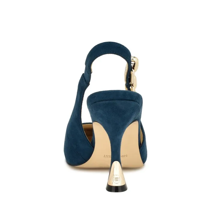 Veroni Slingback Pumps Dark Blue Women Nine West Slingbacks