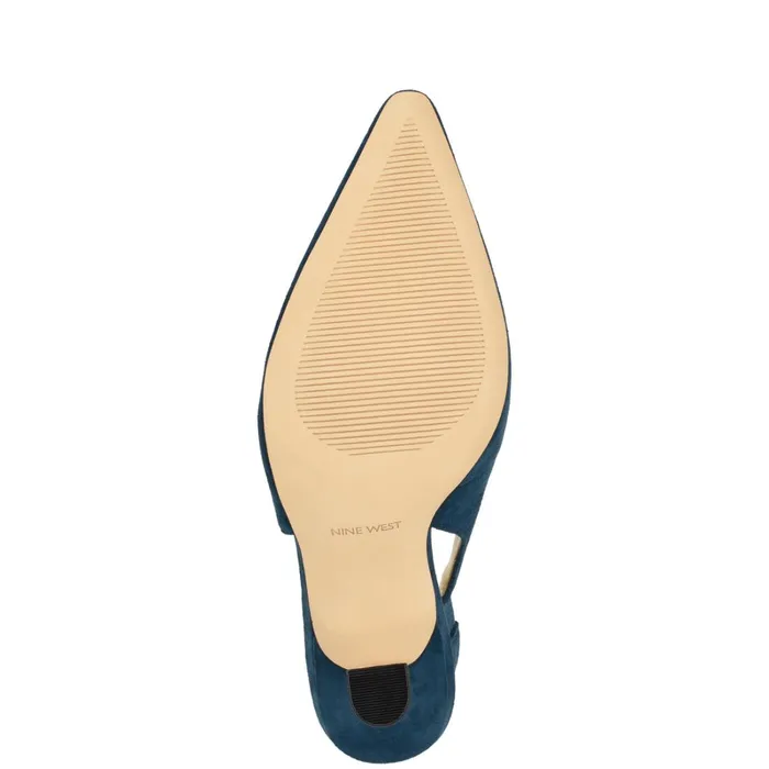 Veroni Slingback Pumps Dark Blue Women Nine West Slingbacks
