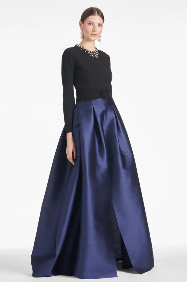 Victoria Gown 8211 BlackNavy Women Sachin and Babi Evening