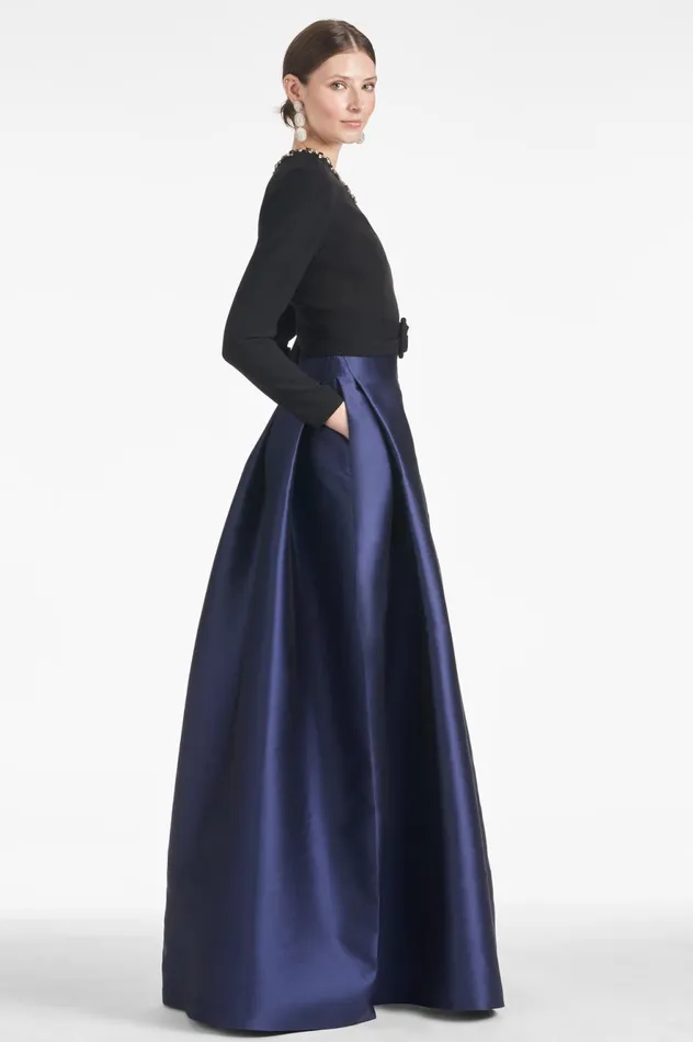 Victoria Gown 8211 BlackNavy Women Sachin and Babi Evening