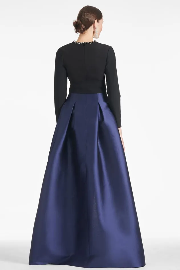 Victoria Gown 8211 BlackNavy Women Sachin and Babi Evening