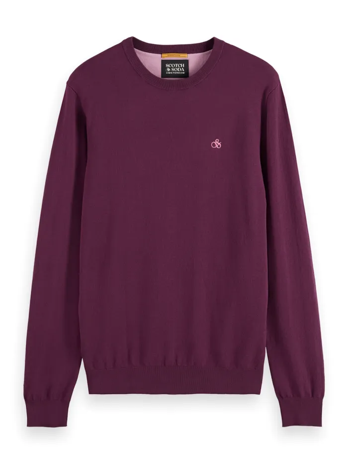 VISCOSE SWEATER Mocha Men Scotch and Soda Knitwear