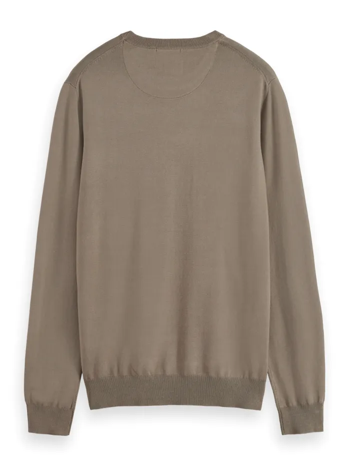 VISCOSE SWEATER Mocha Men Scotch and Soda Knitwear