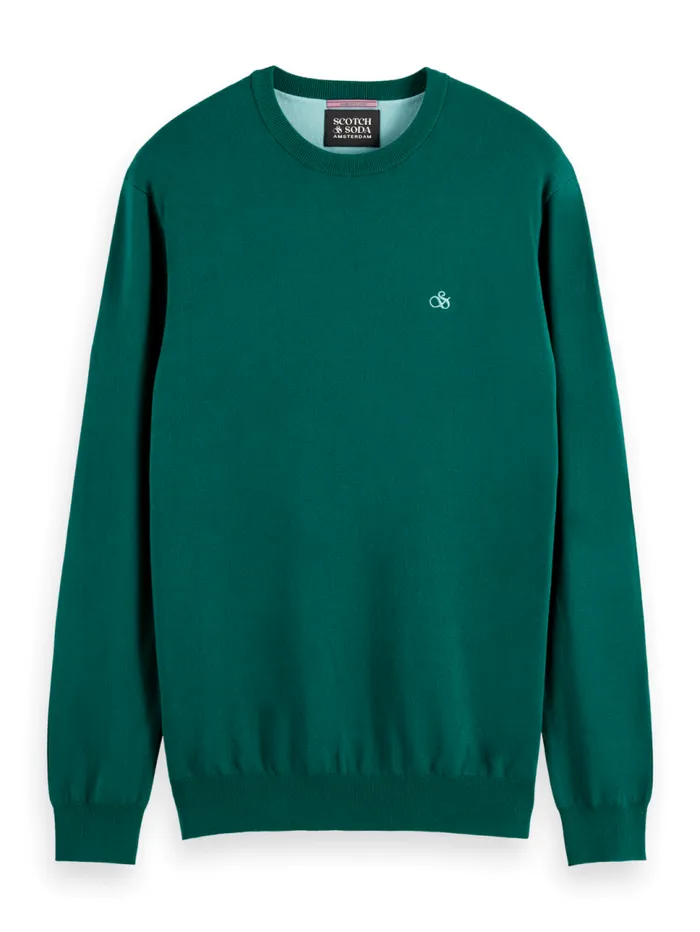 VISCOSE SWEATER Mocha Men Scotch and Soda Knitwear
