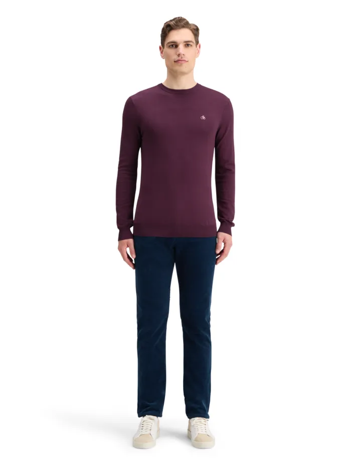 VISCOSE SWEATER Mocha Men Scotch and Soda Knitwear