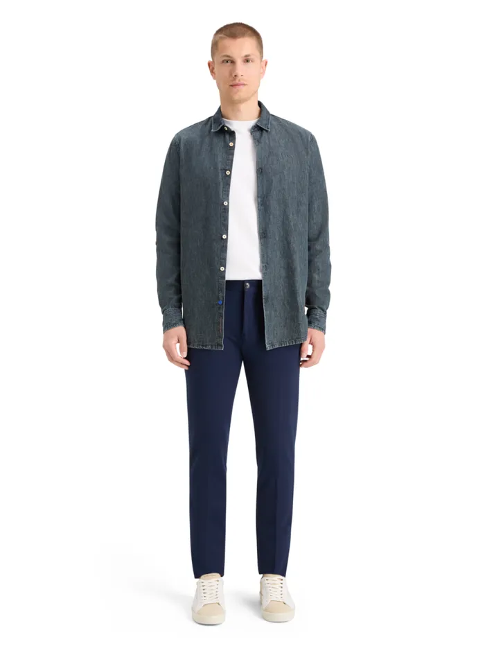 WASHED BLACK DENIM SHIRT Washed Black Men Scotch and Soda Shirts