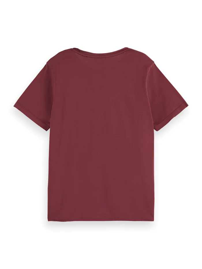 WASHED WITH CHEST ARTWORK RELAXED FIT TSHIRT Washed Sage Women Scotch and Soda Tops and TShirts WASHED WITH CHEST ARTWORK RELAXED FIT TSHIRT Washed Sage Women Scotch and Soda Tops and TShirts