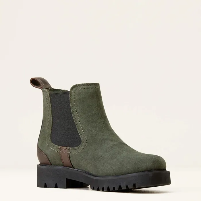 Wexford Lug Waterproof Chelsea Boot Forest Night Women Ariat Booties Wexford Lug Waterproof Chelsea Boot Forest Night Women Ariat Booties