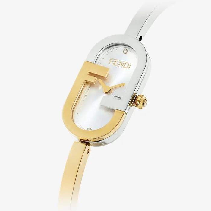 Woman 1480 X 2830mm 8211 Oval Watch With Olock Logo Multicolour Fendi Watches
