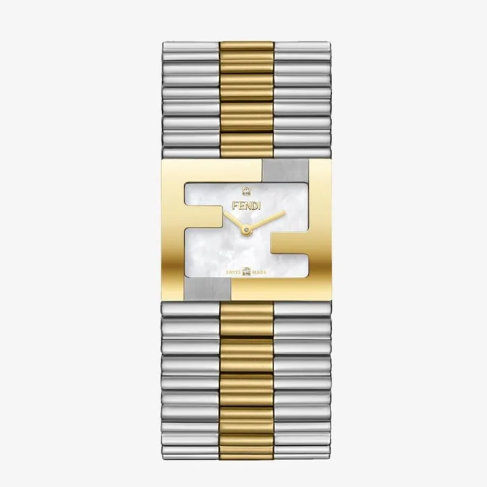 Woman 24x20mm Watch With Ff Logo Bezel Multicolour Fendi Watches