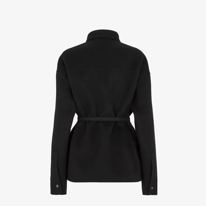 Woman Black Cashmere GoTo Jacket Black Fendi Jackets