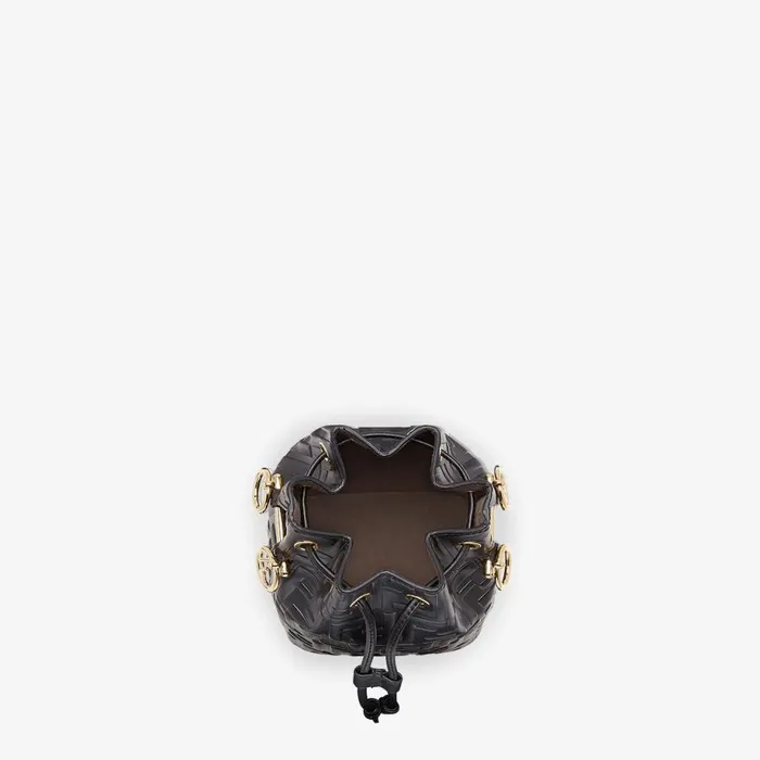 Woman Black Leather MiniBag Black Fendi Mini Bags