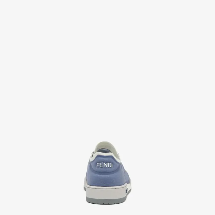 Woman Blue Mesh Low Tops Blue Fendi Sneakers
