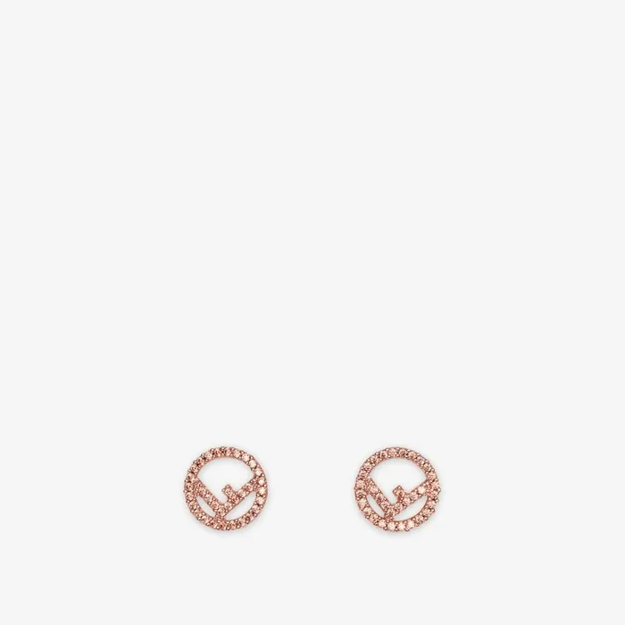 Woman Earrings From The Chinese New Year Limited Capsule Collection Pink Fendi Earring and Brooches