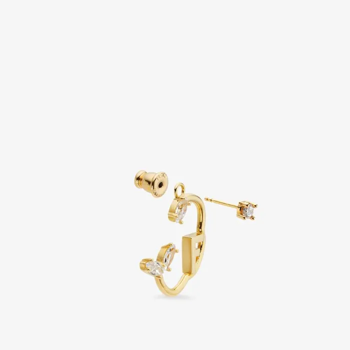 Woman GoldColour Cancer Set Gold Fendi Necklaces