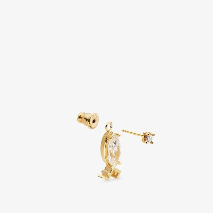 Woman GoldColour Pisces Set Gold Fendi Necklaces