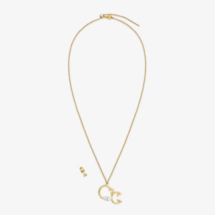 Woman GoldColour Scorpio Set Gold Fendi Necklaces
