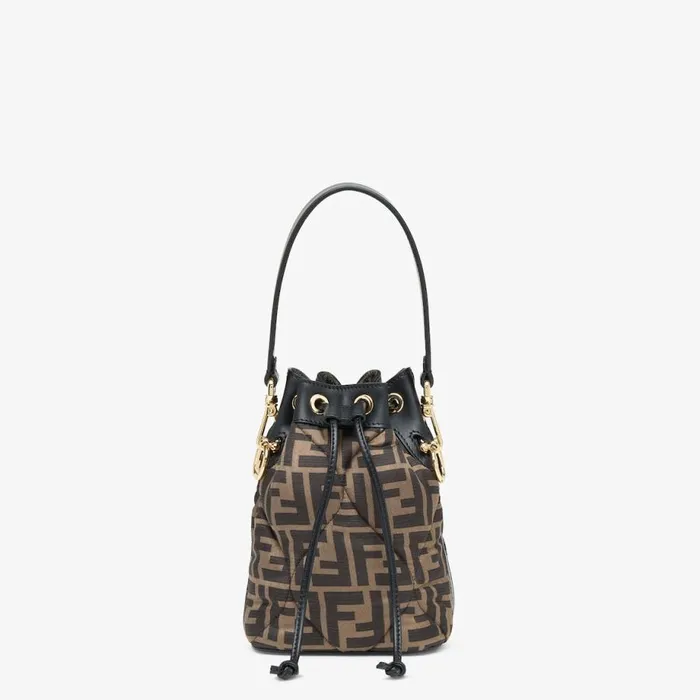 Woman Quilted Ff Silk Mini Bag Multicolour Fendi Mini Bags
