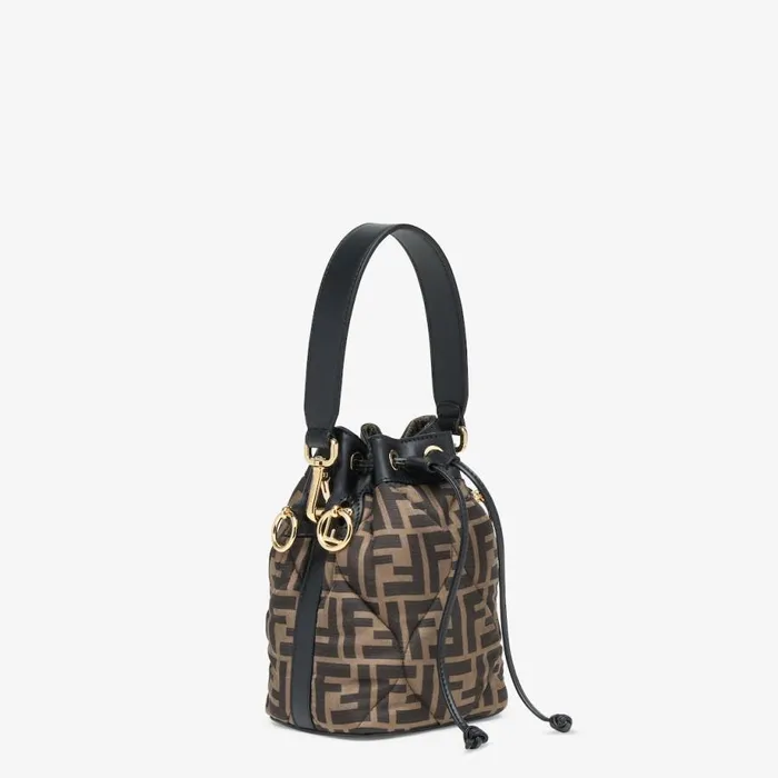 Woman Quilted Ff Silk Mini Bag Multicolour Fendi Mini Bags