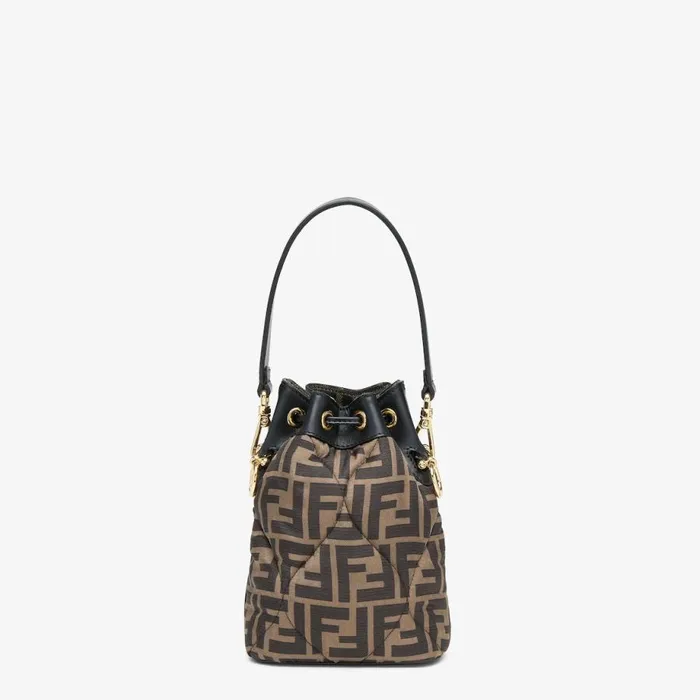 Woman Quilted Ff Silk Mini Bag Multicolour Fendi Mini Bags