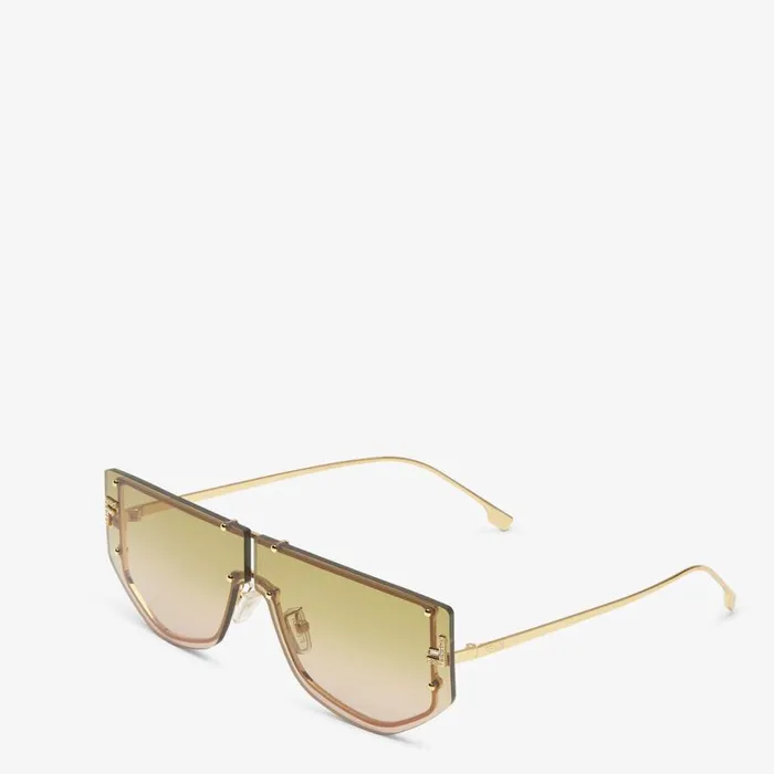 Woman Shield Sunglasses With TwoTone Gradient Lenses Fendi Sunglasses
